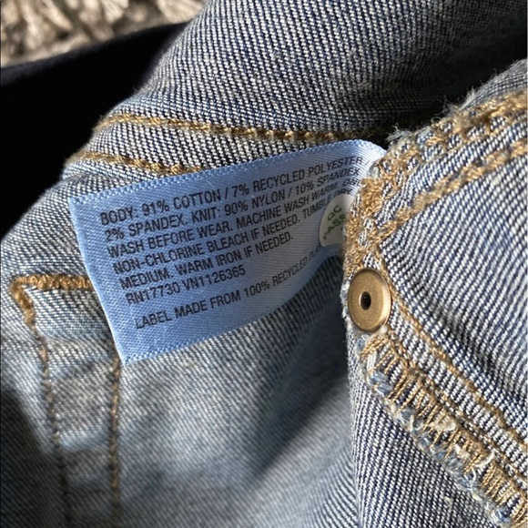 Isabel Maternity Crossover Panel Skinny Bootcut Jeans Size 16 - Picture 9 of 11